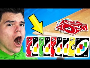 TROLLING With A FULL DECK Of ACTION CARDS! (Uno)