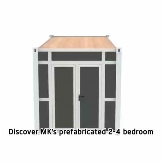 MK 40ft Expandable Prefab Modular Steel Wooden Breathable Contemporary Container Home Kitchen Entry Workshop-2-4 Bedroom House