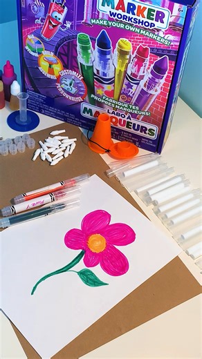 5.4K views · 287 reactions | Make your mark with the NEW Crayola Marker Workshop! Mix vibrant inks, create your favourite colours, and build up to 20 personalized markers—with or without scent! #staycreative | Crayola | Facebook