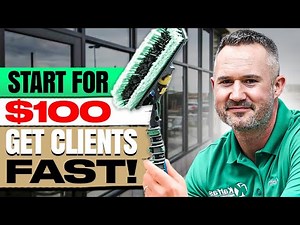 How to Start a Window Cleaning Business For Under $100 + Get Customers Immediately