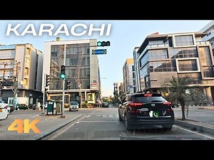 Karachi City Driving Tour 2025 - Explore the DHA Seher Commercial Area in 4K Resolution