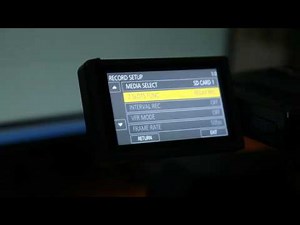 Panasonic AG UX90 Menu Settings for Best Performence