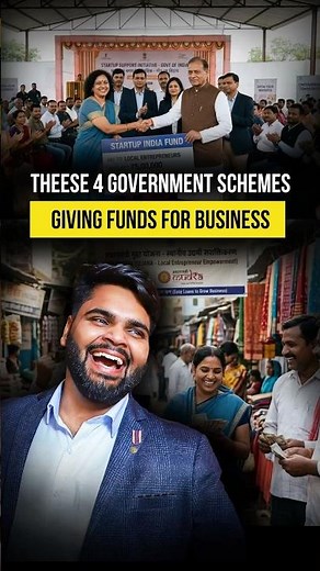 Top 4 Government Business Funding Schemes in India #business #viral
