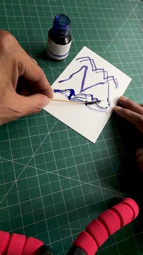 Relaxing Ink Drawing | Peace #abstract