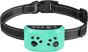 Dog Bark Collar, Svtrat Smart Bark Collar for Small Medium Large Dogs Anti Bark Collars with 4 Training Modes and 7 Level Sensitivity, Barking Collar