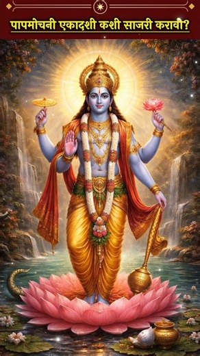 पापमोचनी एकादशी कशी साजरी करावी? #shortsfeed #ekadashi2026 #vishnubhakti #bhaktivideo