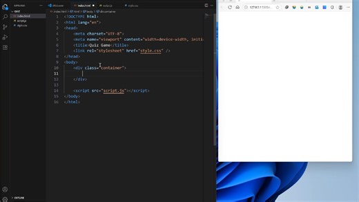 4-1、quiz game的html