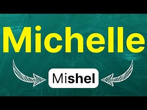 How to pronounce 'Michelle' 'Michele' 'proper noun' in American English with examples