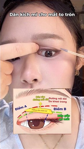 Tips for drawing under-eye bags, widening eye corners, and applying eyelid tape – super easy for ...
