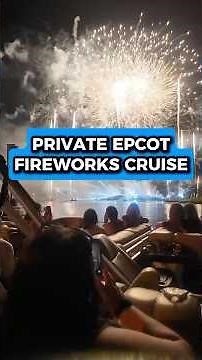 Private Epcot Fireworks Cruise #waltdisneyworld