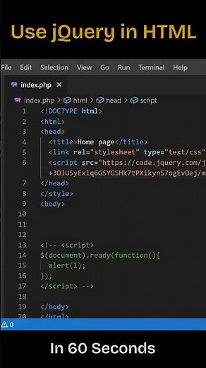 Add jQuery to Your Website in 1 Minute #jquery
