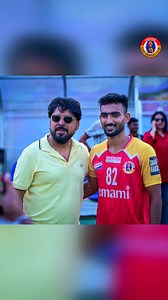 Celebrated filmmaker and #AmagoFan Raja Chanda is all pumped 🆙 to support us in the final! 💪🔴🟡 #JoyEastBengal #IFAShield | East Bengal FC