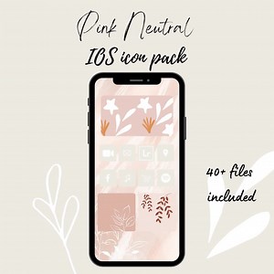 Pink Neutral IOS Icon Pack: Widgets, Icons,   Wallpapers - Etsy.de