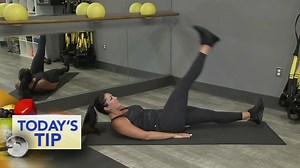 Leg lift to double leg lift - Today's Tip