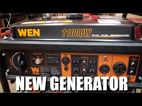 WEN 11000 WATT Dual Fuel Generator Unbox and Review