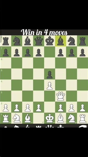 learn how to win in chess checkmate in 4 move