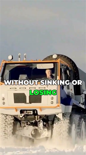 Amphibious Beast for Snow & Ice! ❄️🚙 #shorts #tech