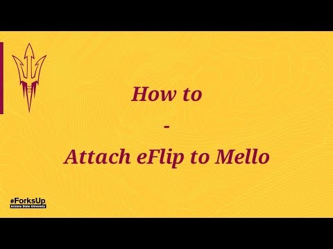 How to - Attach eFlip to Mello!!