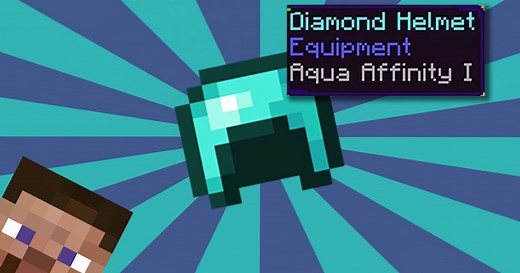 Minecraft Aqua Affinity Enchantment: How to Mine Faster Underwater