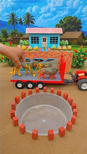 Diy mini tractor video mini water pump science project machine #ytshorts #cartoon #tractor