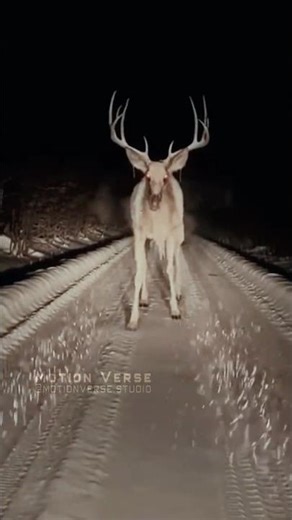 Is This a Real Wendigo Caught on Dashcam at Night? The Stare Will Haunt You 🦌