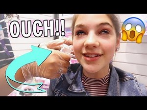 2nd ear piercing, nails and SHOPPING! Birthday Makeover vlog
