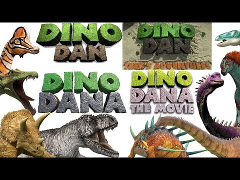 all Dino Dan, Dino Dan Trek's adventures and Dino Dana dinosaurs