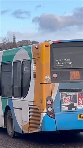 Rare Exeter Bus 24150 working 21B to Ilfracombe departing Barnstaple ￼train station