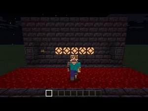Minecraft Bedrock Redstone Lamp Timer