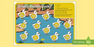 Double Double Ducks Addition Board Game