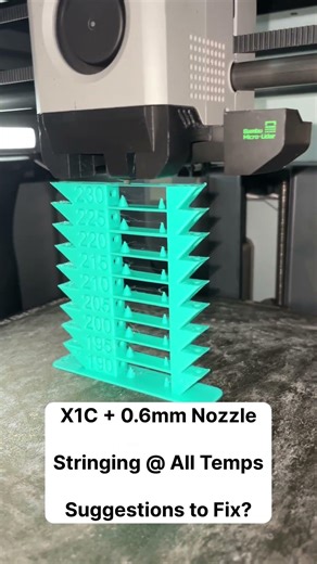 How Can I Improve This? #3dprinting #stringing