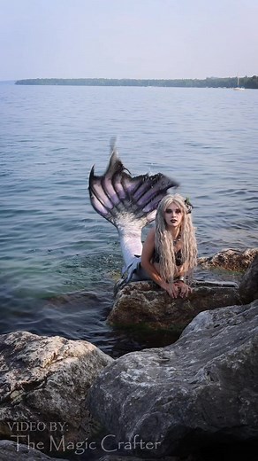 Are mermaids friendly or dangerous? Share your thoughts! That said, please keep in mind that I am a professional mermaid performer in a 30lbs silicone mermaid tail (in a freezing cold lake). I know you can see my heels but like... I can't help that. 😅 #TheMagicCrafter #mermaidphantom #mermaids #mermaid #美人鱼 #mermaidtail #mermaidtiktok