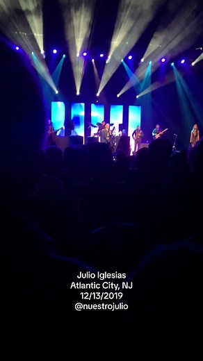 Julio Iglesias Live Performance in Atlantic City, NJ 12/13/2019