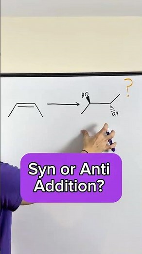 Syn or anti addition?
