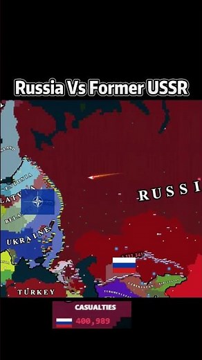 Russia vs Former USSR countries (Modern Wars) #russiawar #ww3 #geopolitics #warsimulation