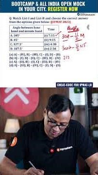 IPMAT 2026 LR 🔥 Previous Year Question-2 from JIPMAT 2023 | Logical Reasoning PYQ Solved in 60 Secs