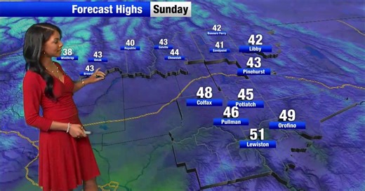 Above average temperatures today and rain