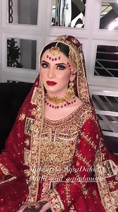 Signature baraat bride by AqsaDanish Outfit by @ad_aqsadanish | Flourish Salon By Aqsa Danish