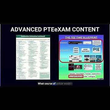 Preparing for the Advanced PTEeXAM: How to Prepare with the TEE Time Blueprint