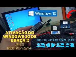COMO ATIVAR WINDOWS 10 SEM PROGRAMAS | Tutorial passo a passo | Forma rápida e infalível