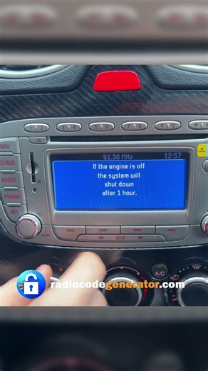 How to ENTER Ford Radio Code 🔓 Quick Guide! #shorts