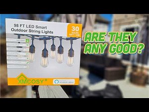 I Tested These SMART Outdoor String Lights… Are They Worth It? 🤔 (XMCOSY+ Review)