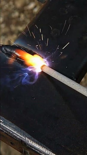 Beginner welder passing test exam welding square metal with perfect technique in Week 5 #iron#welder