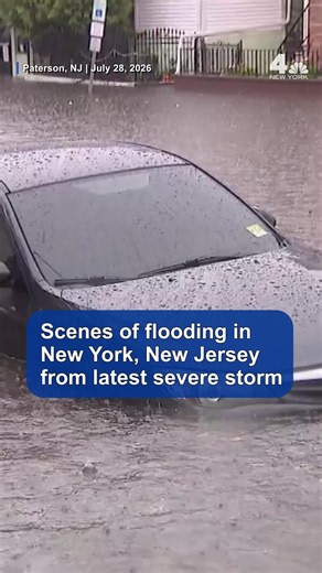 The latest storm on Tuesday left a trail of flooding and destruction in parts of New Jersey and New York. #ny #nj #flood
