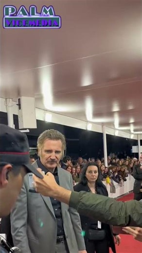 Liam Neeson Shaves His Beard For Mustache #LiamNeeson