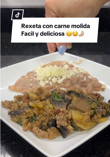 Receta fácil y deliciosa de carne molida con champiñones
