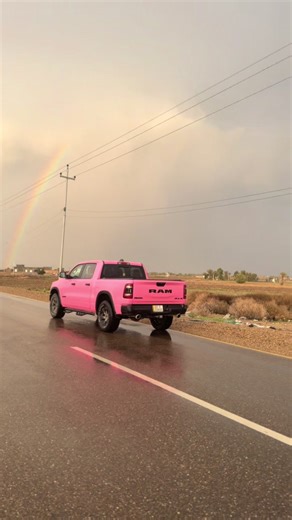 ‏إذا أردتَ أن ترى قوسَ قُزح بأبهى الألوان، فاصبر على البرقِ والرَّعدِ والرِّياحِ العاصِفات... ستنقشعُ الغيومُ وتصفو الأجواء.#اكسبلورexplore #راعية_الدوج #dodge #💕💕💕 #رمادي_شموخ_عزالانبار