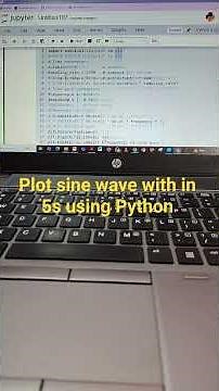 Python code to plot the sine wave in 5s |Introduction to Python programming|Numpy module