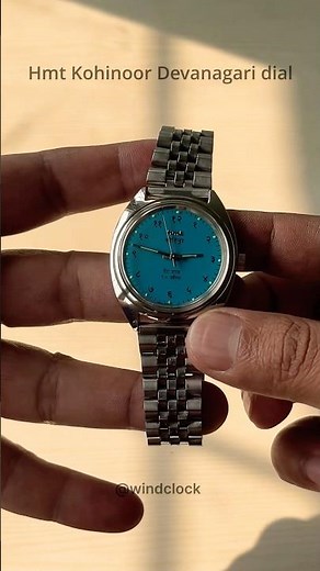 Unveiling the Timeless Beauty: HMT Kohinoor Mechanical Watch - Devanagari Dial #mechanicalwatch