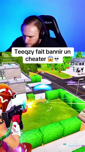 Teeqzy fait bannir un cheater dans Fortnite